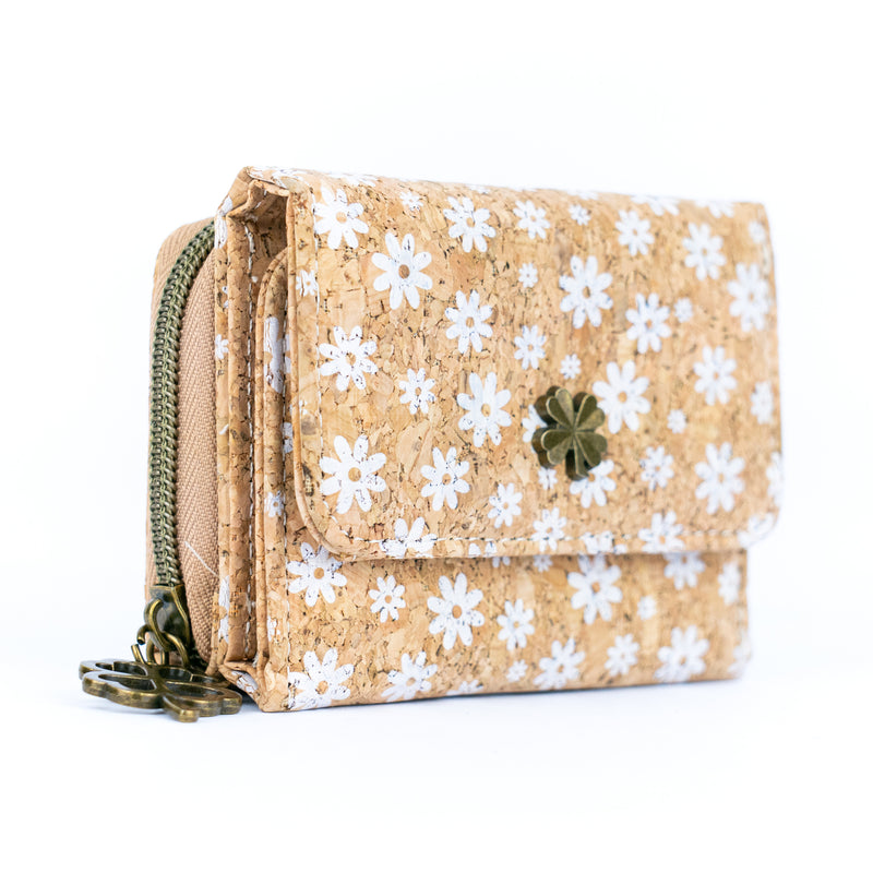 Compact Cork Wallet with Coin Pocket and Card Slots BAGD-285-MIX-8（8units）