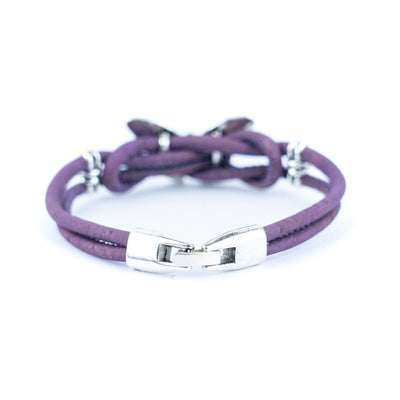 Butterfly Cork Bracelet – Handmade fashion ladies bracelet BR-496-MIX-5