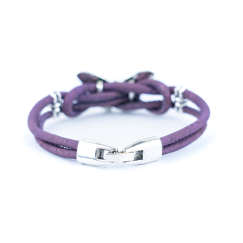 Butterfly Cork Bracelet – Handmade fashion ladies bracelet BR-496-MIX-5