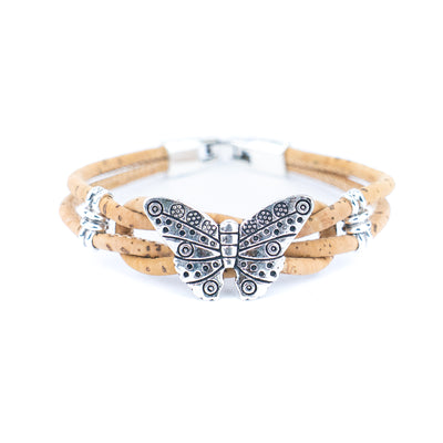 Butterfly Cork Bracelet – Handmade fashion ladies bracelet BR-496-MIX-5