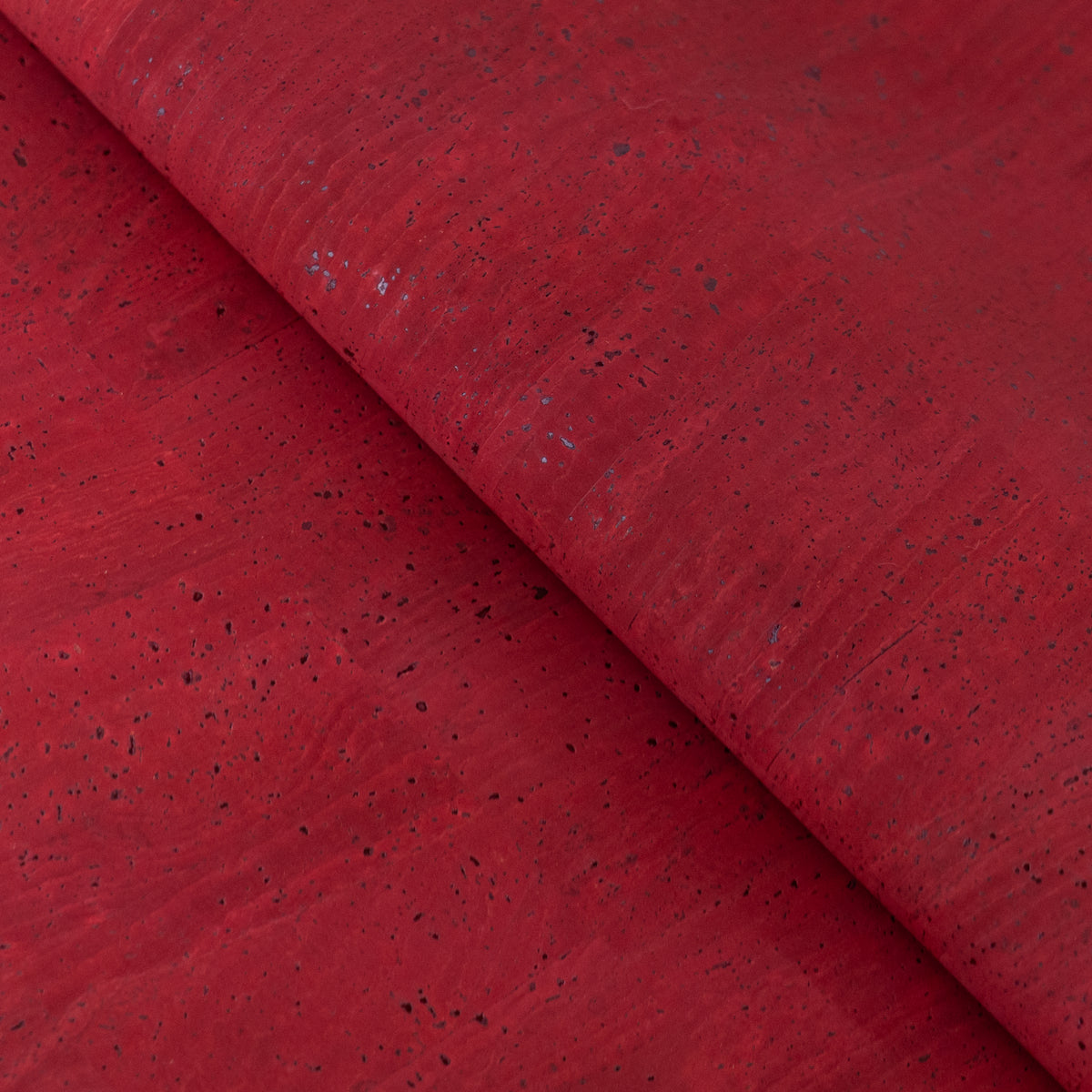 Deep Red Natural Cork Fabric – 2026NEW GENERATION BACKING COF-811