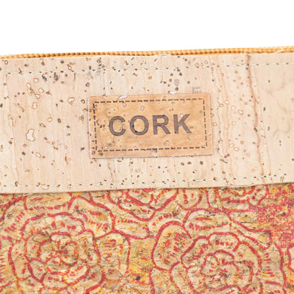 Premium Natural Cork Crossbody Bag with Colourful Front Panel BAGP-388