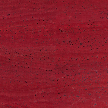Deep Red Natural Cork Fabric – 2026NEW GENERATION BACKING COF-811
