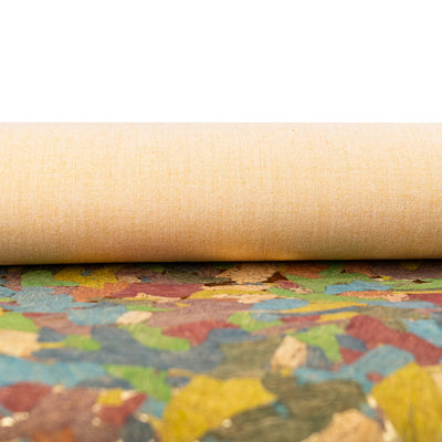 Colorful Mosaic Cork Fabric COF-621