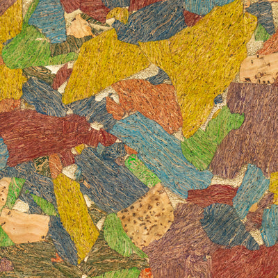 Colorful Mosaic Cork Fabric COF-621