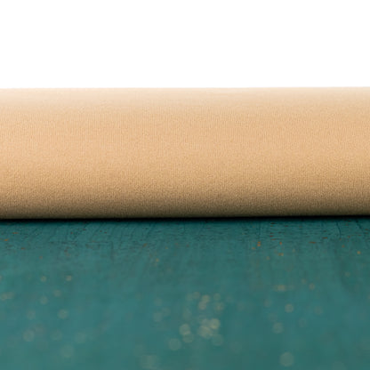 Forest Green Natural Cork Fabric with Gold Accents – 2026NEW GENERATION BACKING COF-808