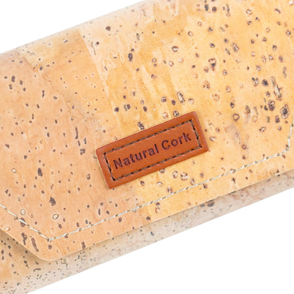 Triangular Natural Cork Glasses Cases L-1199-10(10 Units)