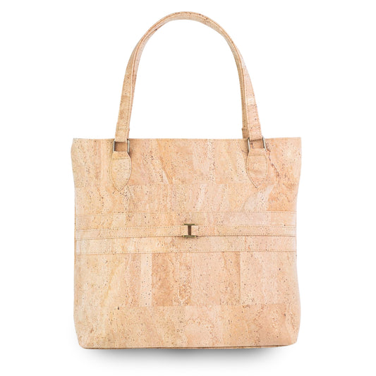Premium Natural Cork Tall Tote Handbag BAGP-387
