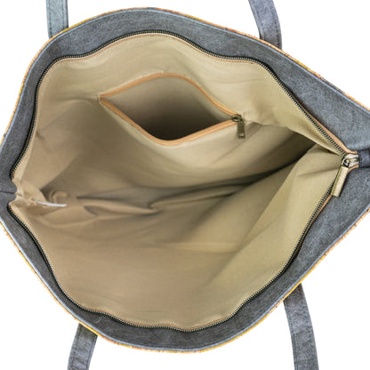 Cork & Washable Paper Tote Bag for Women — Cork Shoulder Bag