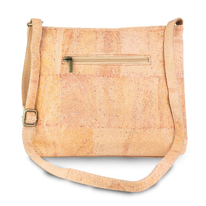 Natural Cork Textured Crossbody Bag for Women – Vegan Shoulder Handbag BAG-2406