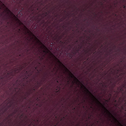 Wine Red Natural Cork Fabric – 2026NEW GENERATION BACKING COF-809