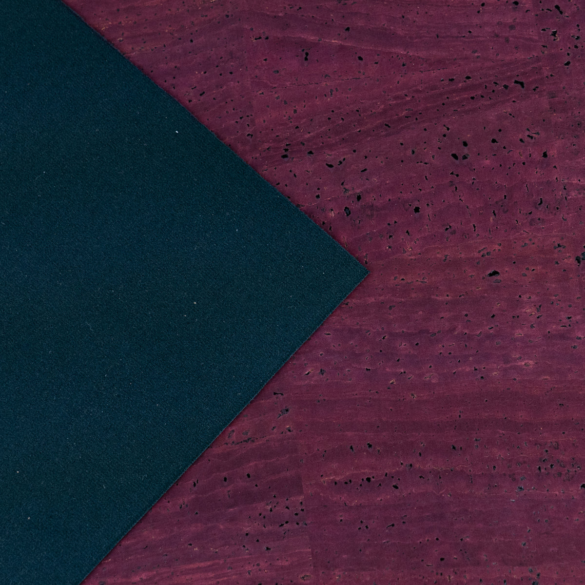Wine Red Natural Cork Fabric – 2026NEW GENERATION BACKING COF-809