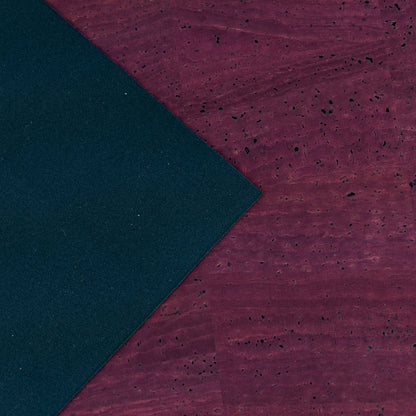 Wine Red Natural Cork Fabric – 2026NEW GENERATION BACKING COF-809