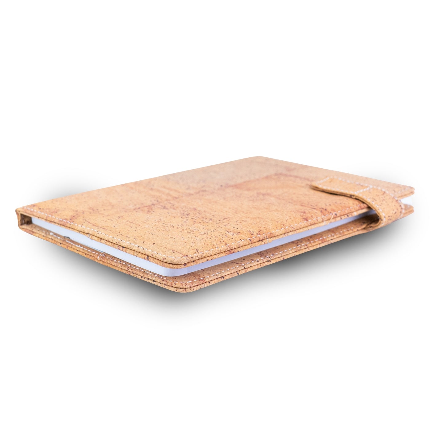 Natural Cork Notebook with Card Slots & Magnetic Closure – Vegan Journal L-1200