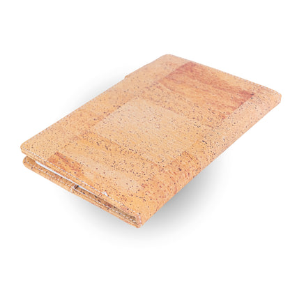 Natural Cork Notebook with Card Slots & Magnetic Closure – Vegan Journal L-1200