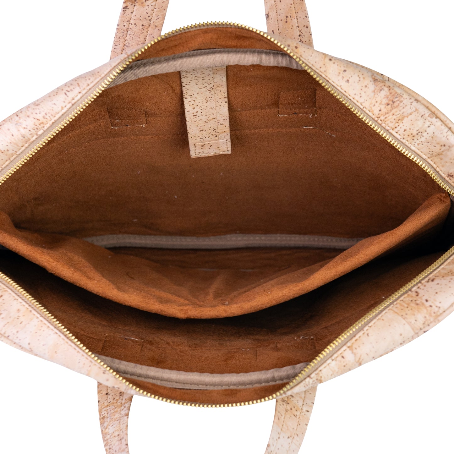 Cork Laptop Bag with Shoulder Strap - Vegan Leather Briefcase BAGP-262A