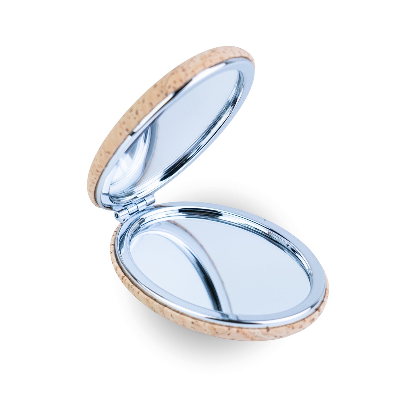 Oval Cork Compact Mirror – Double-Sided (12-Pack) L-1207-12