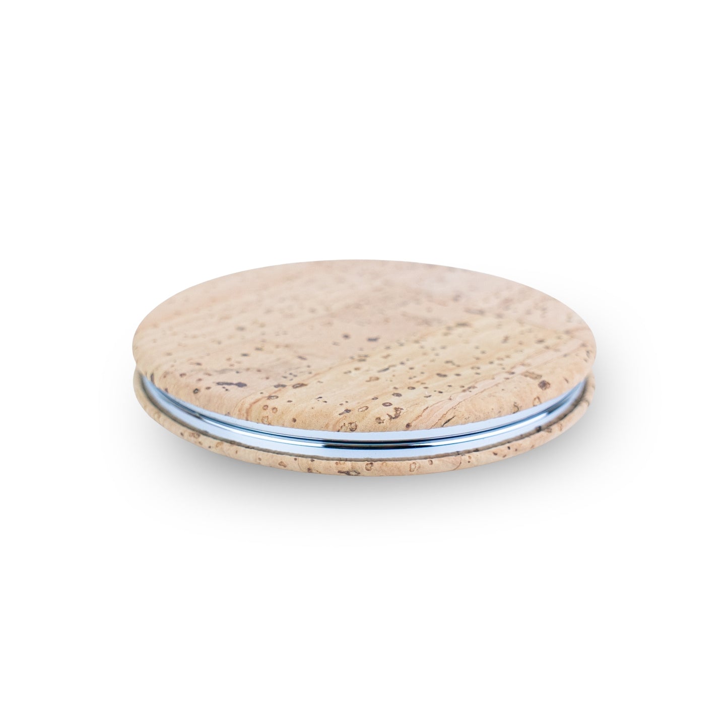 Round Cork Compact Mirror – Double-Sided (12-Pack) L-1208-12