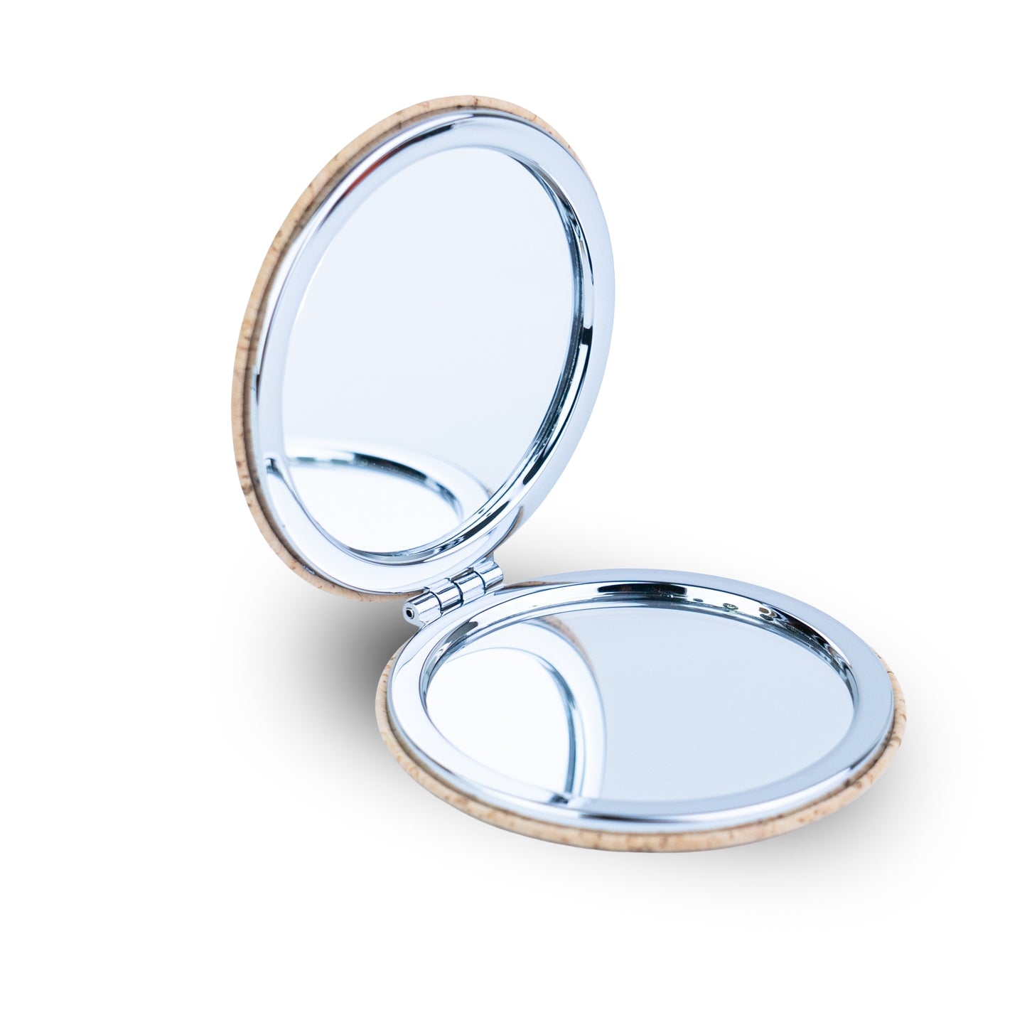 Round Cork Compact Mirror – Double-Sided (12-Pack) L-1208-12