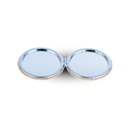 Round Cork Compact Mirror – Double-Sided (12-Pack) L-1208-12