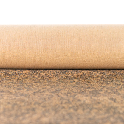 Brown Marble Natural Cork Fabric with PU Backing – COF-806
