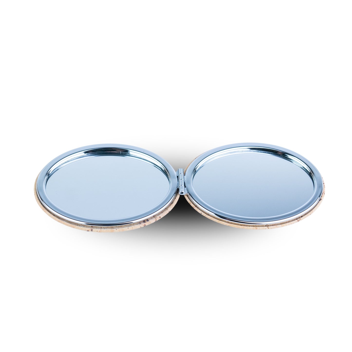 Slim Oval Cork Compact Mirror – Double-Sided (12-Pack) L-1211-12