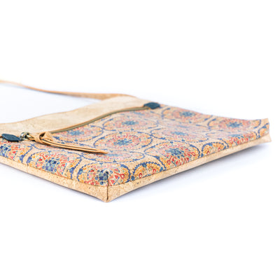 Cork Crossbody Bag for Women – Slim Vegan Shoulder Purse BAGD-248