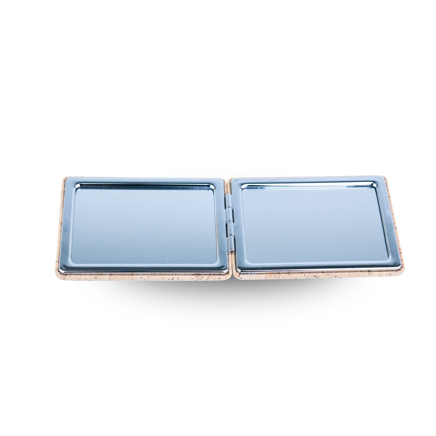 Thick Rectangular Cork Compact Mirror – Double-Sided (12-Pack) L-1213-12