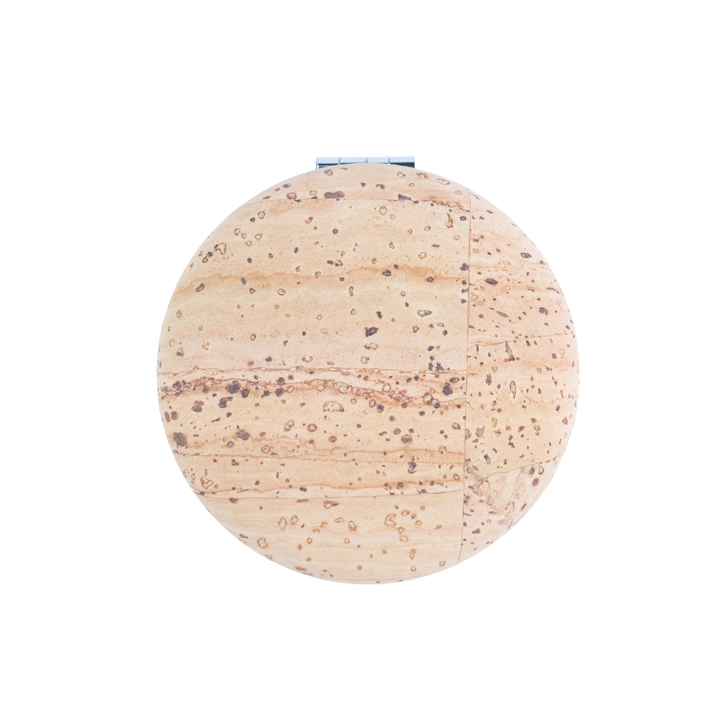 Thick Round Cork Compact Mirror – Double-Sided (12-Pack) L-1214-12