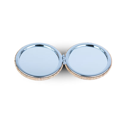 Thick Round Cork Compact Mirror – Double-Sided (12-Pack) L-1214-12