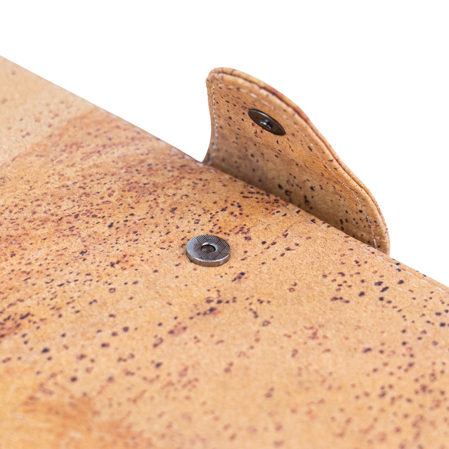 Natural Cork Organizer Notebook with Ring Binder & Card Slots – Vegan Journal L-1201