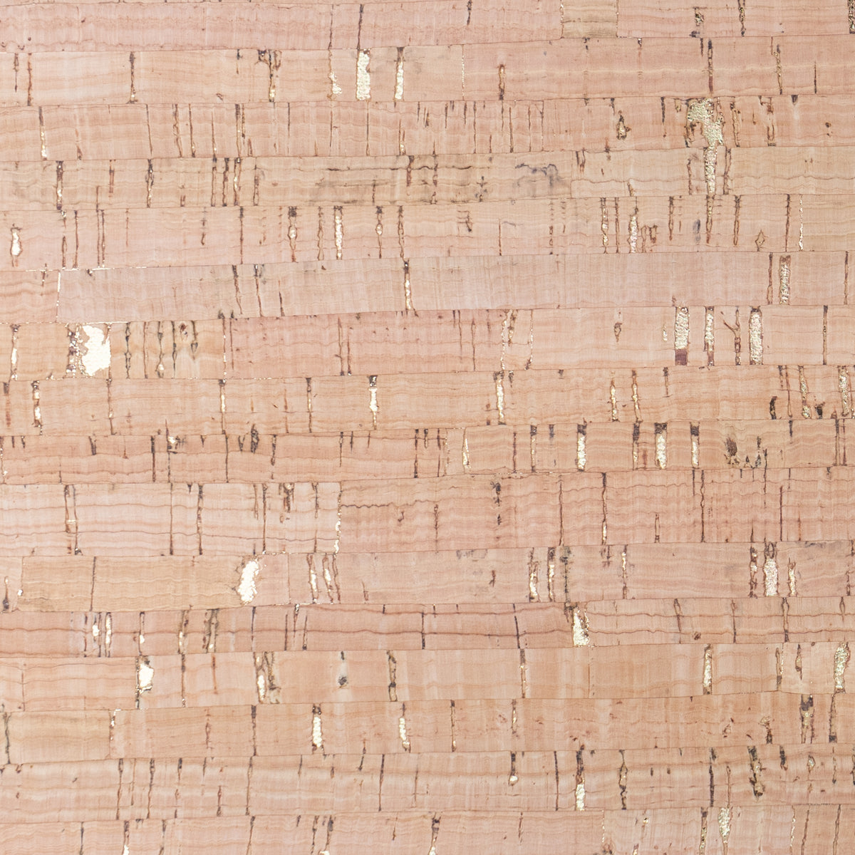 Rustic Natural Cork Fabric with Gold Accents – 2026NEW GENERATIONB ACKING COF-801