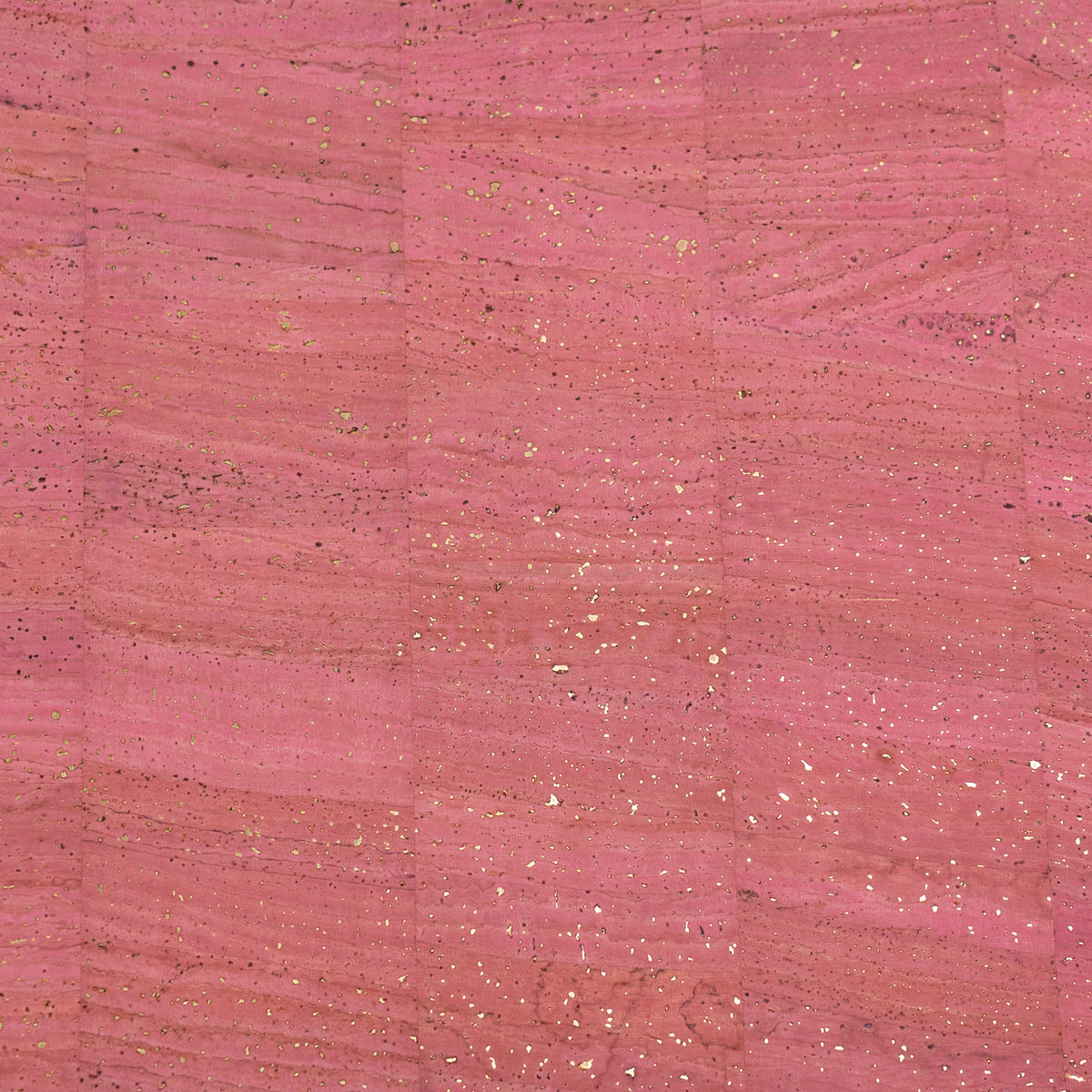 Dusty Rose Natural Cork Fabric with Gold Accents – 2026NEW GENERATION BACKING COF-818