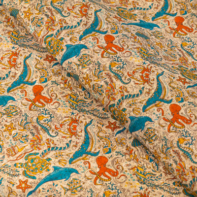 Under the Sea Cork Fabric COF-640