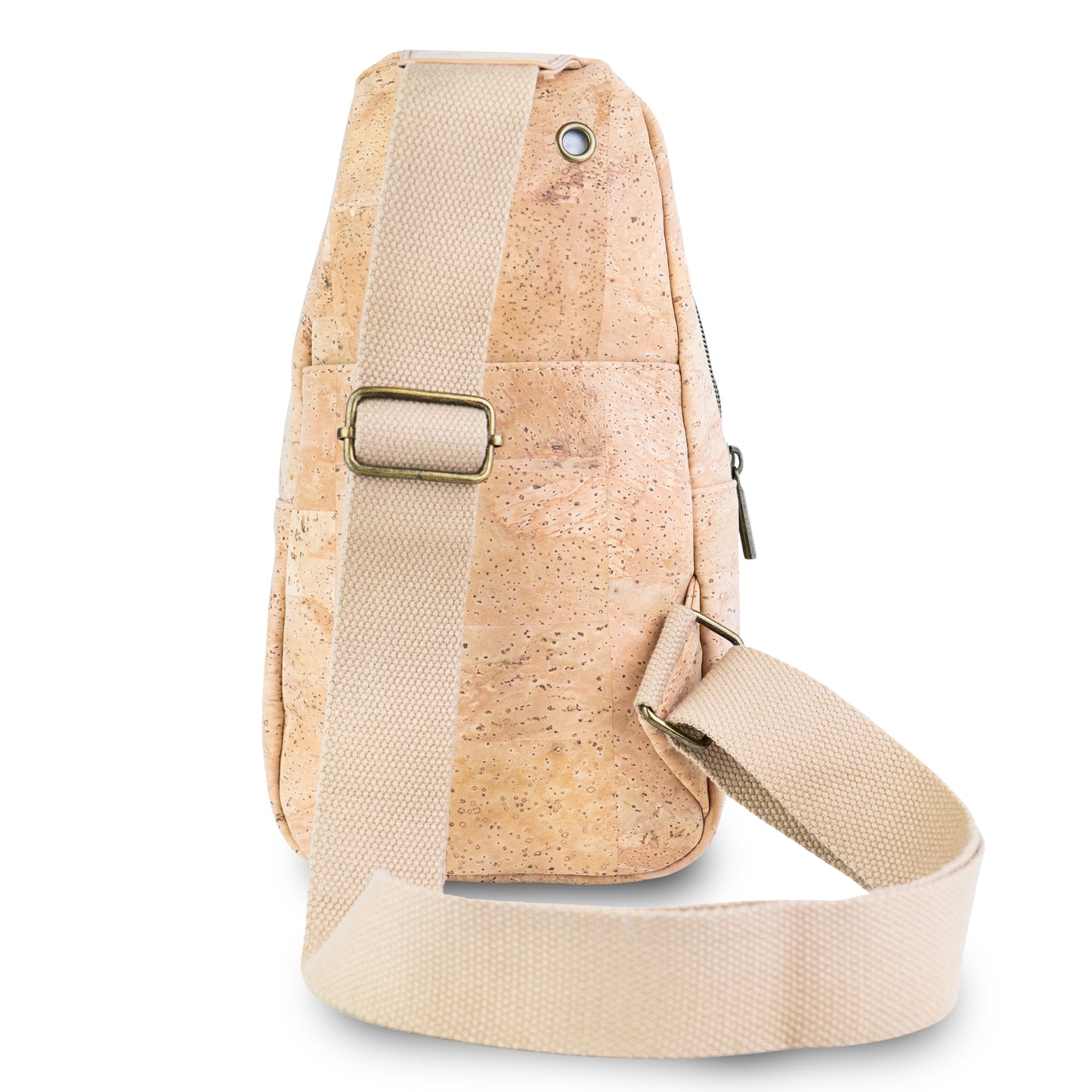 Cork Sling Bag — Unisex Crossbody Bag in Natural Cork | Vegan & Eco-Friendly BAG-2399