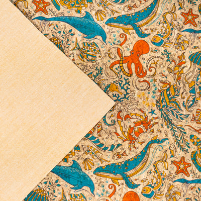 Under the Sea Cork Fabric COF-640