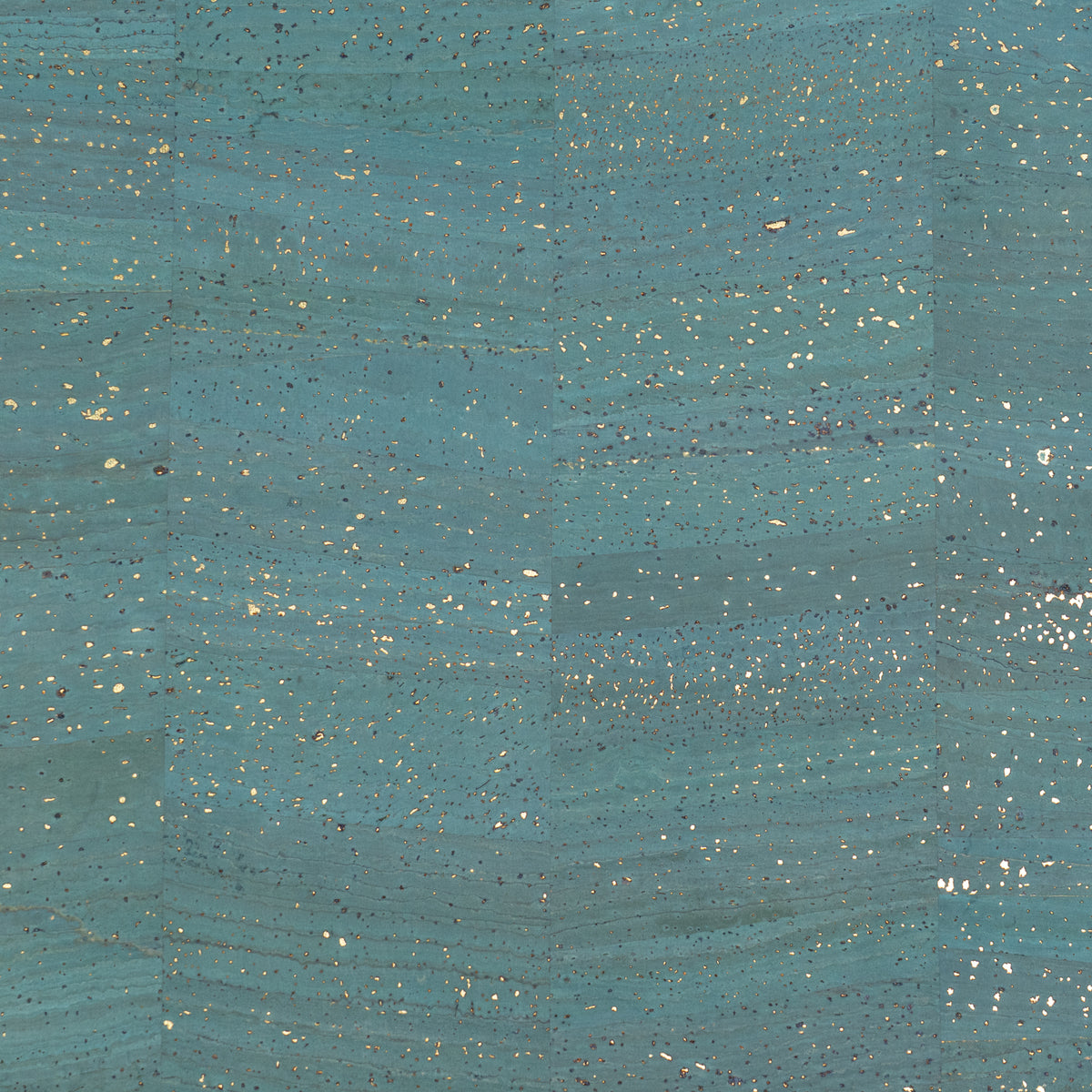 Teal Blue Natural Cork Fabric – 2026NEW GENERATION BACKING COF-814