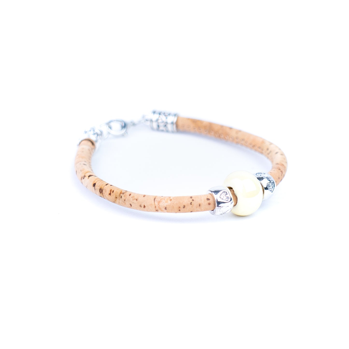 10 units Natural With Colored ceramic beads handmade Women Bracelet BR-009-MIX-10