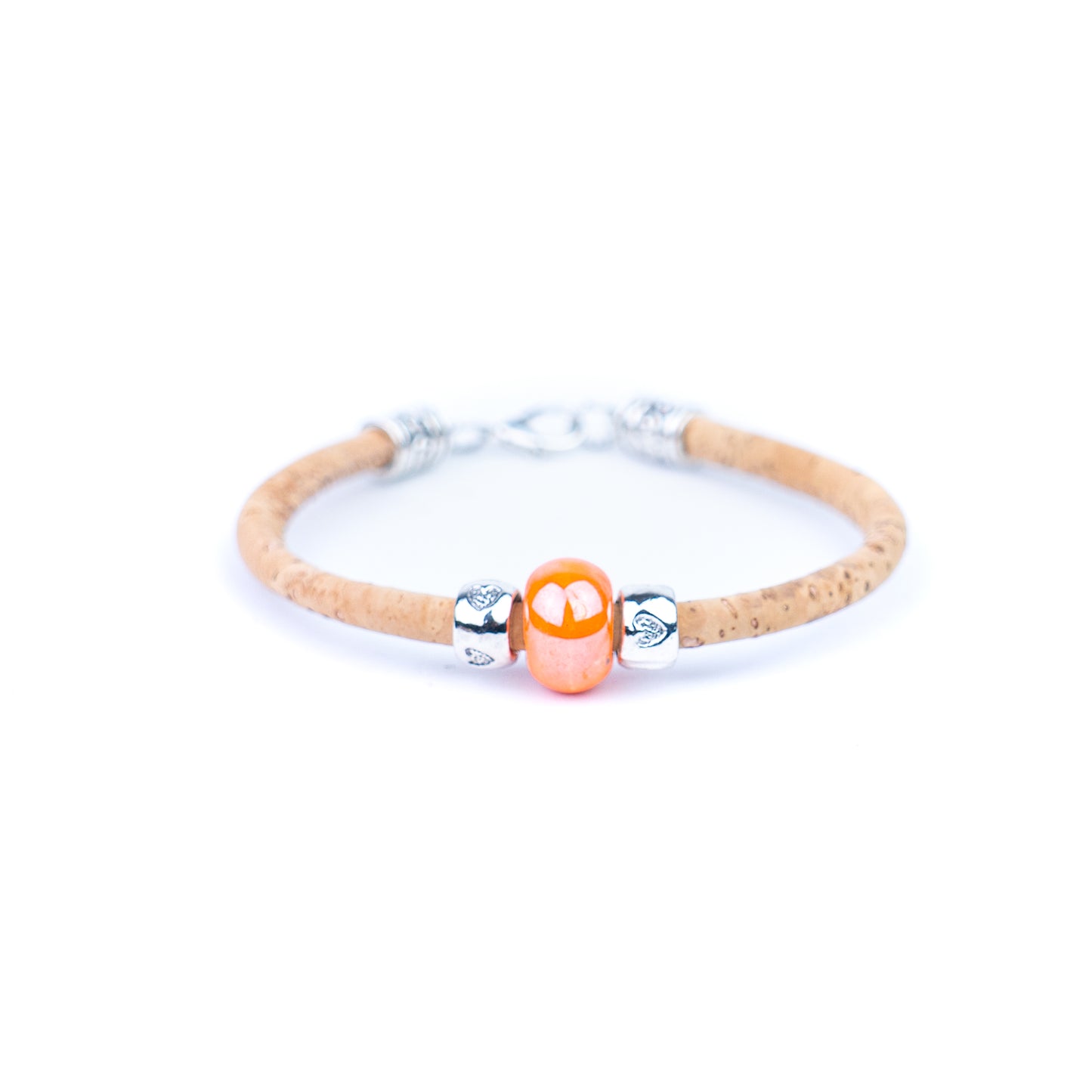 10 units Natural With Colored ceramic beads handmade Women Bracelet BR-009-MIX-10