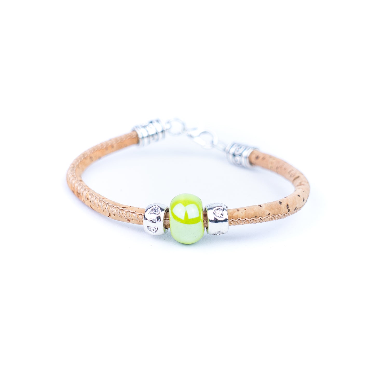 10 units Natural With Colored ceramic beads handmade Women Bracelet BR-009-MIX-10
