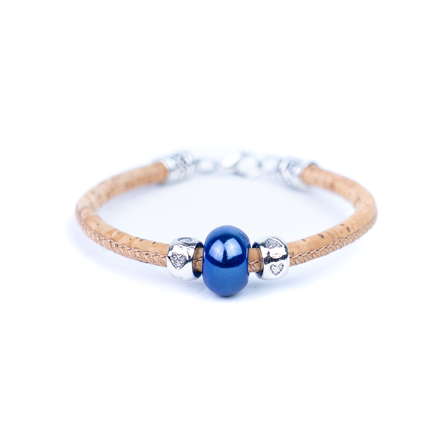 10 units Natural With Colored ceramic beads handmade Women Bracelet BR-009-MIX-10