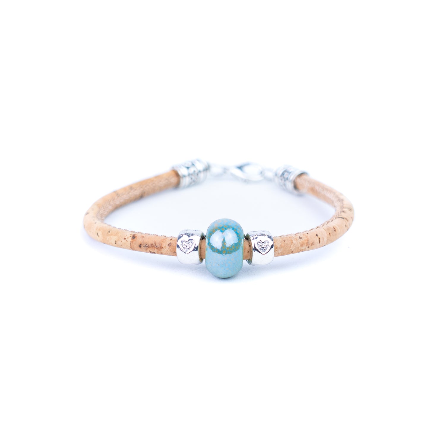 10 units Natural With Colored ceramic beads handmade Women Bracelet BR-009-MIX-10