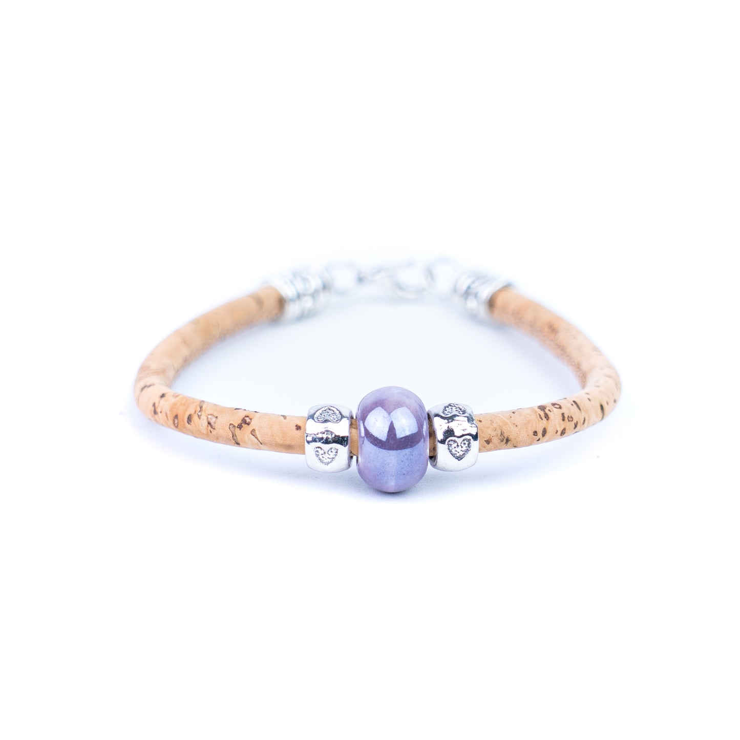 10 units Natural With Colored ceramic beads handmade Women Bracelet BR-009-MIX-10