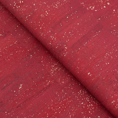 Burgundy Natural Cork Fabric – 2026NEW GENERATION BACKING COF-812