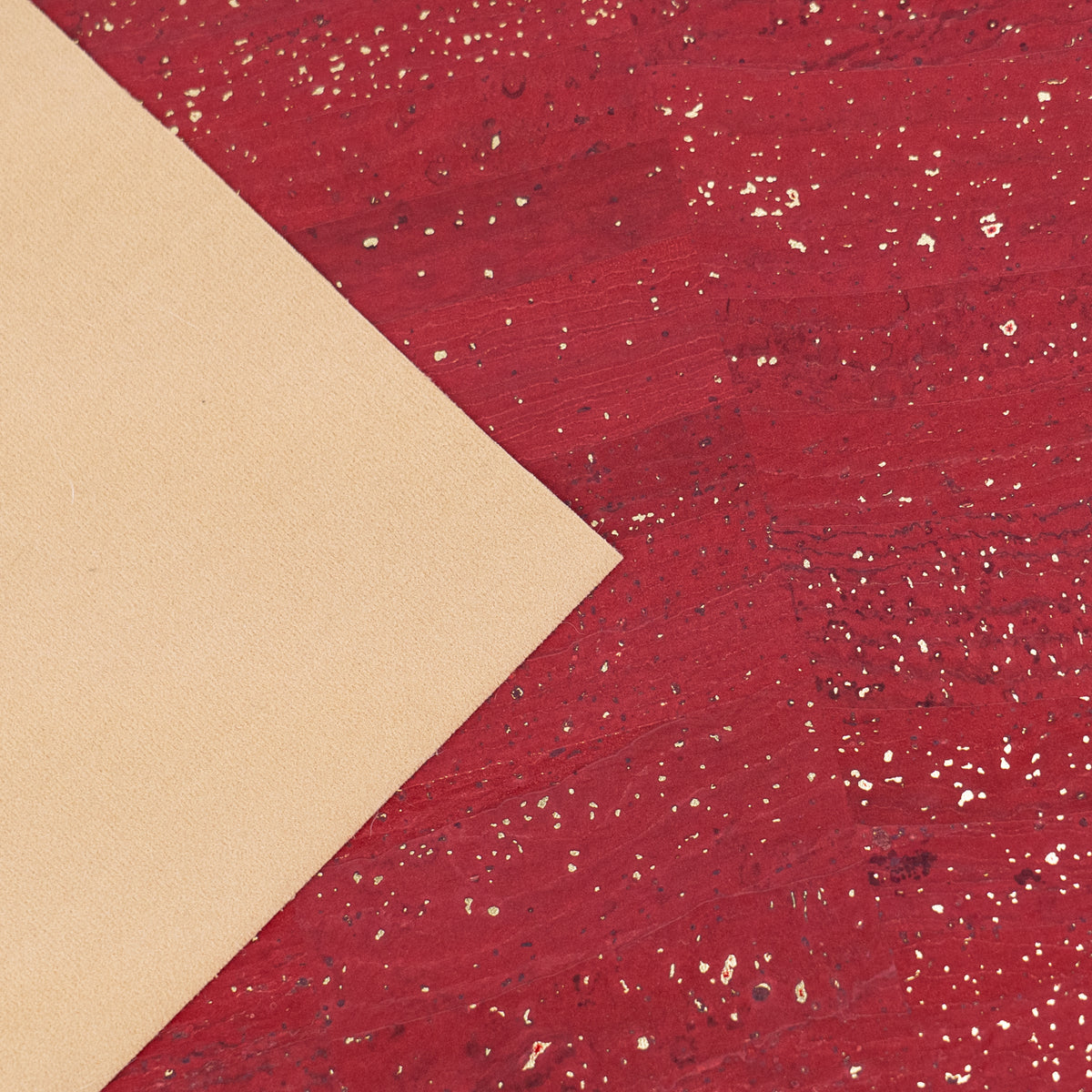 Burgundy Natural Cork Fabric – 2026NEW GENERATION BACKING COF-812