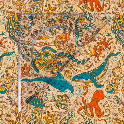Under the Sea Cork Fabric COF-640