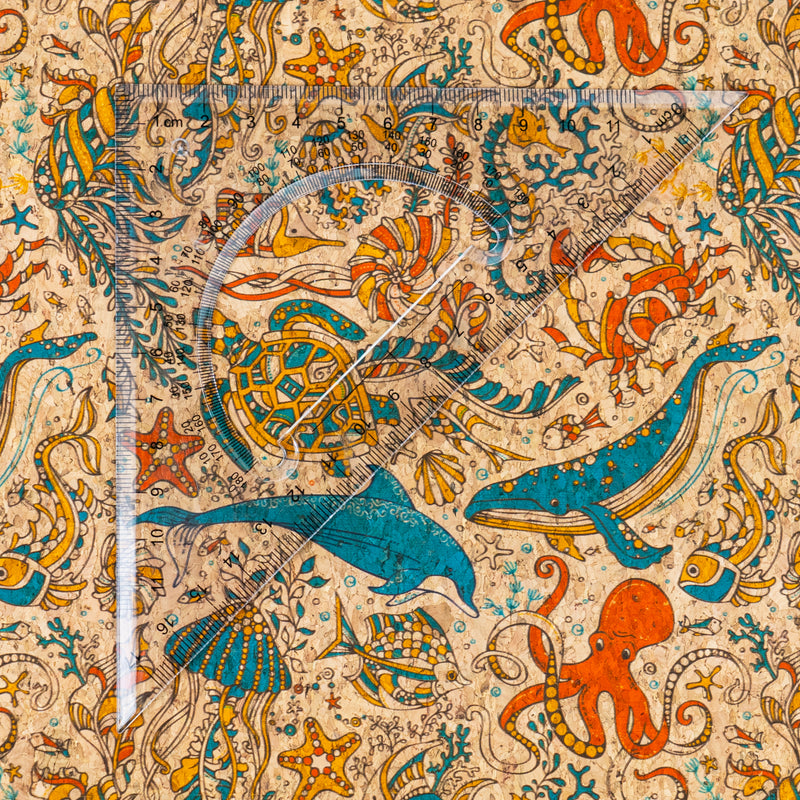 Under the Sea Cork Fabric COF-640