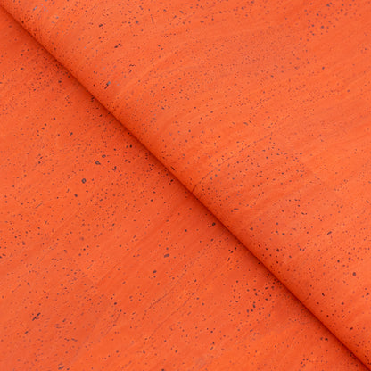 Bright Orange Natural Cork Fabric – 2026NEW GENERATION BACKING COF-821