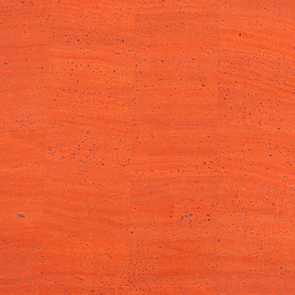 Bright Orange Natural Cork Fabric – 2026NEW GENERATION BACKING COF-821