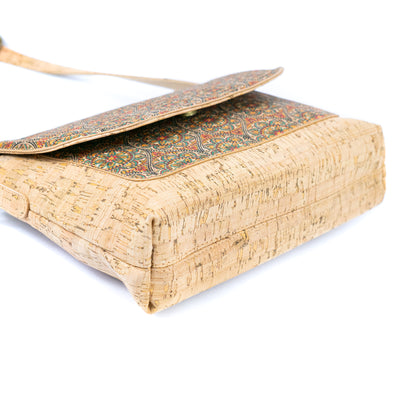 Mandala Pattern Cork Crossbody Bag BAGD-606